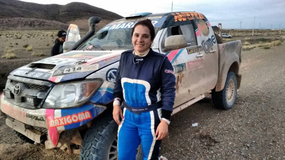 Alicia Reina, la piloto argentina más destacada del Dakar