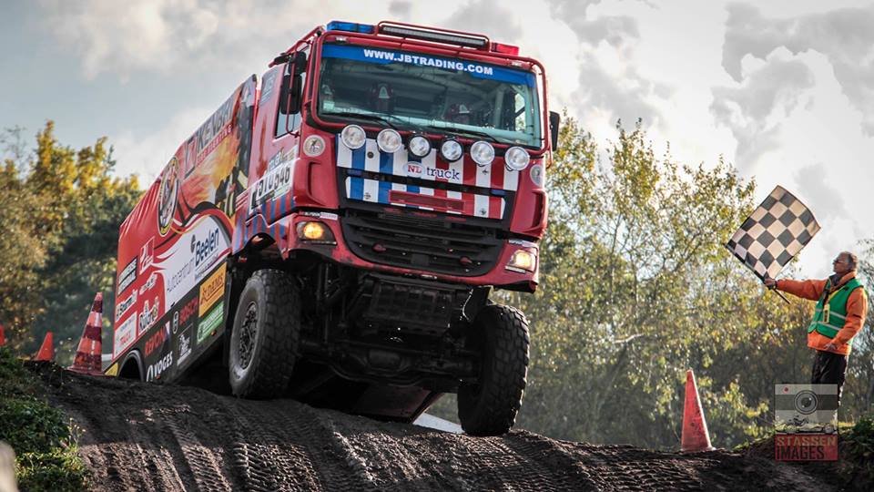 El DAF del Firemen Dakarteam durante el Dakar Pre Proloog, en Holanda.