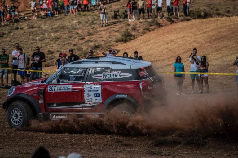 Baja de Aragón 2017 Hirvonen, Al Attiyah y Terranova lideran con 10 segundos de diferencia