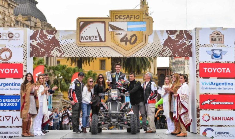 Jeremías González Ferioli se acostumbra a ganar en el Desafío Ruta 40 Norte