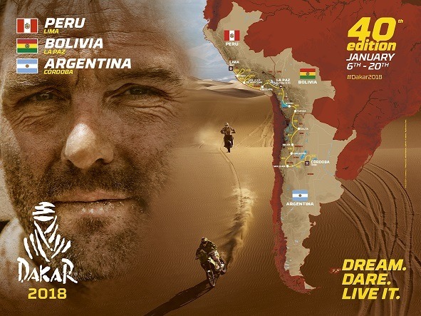 Presentación del Dakar 2018
