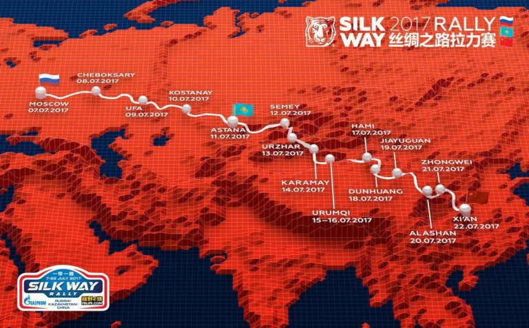 Presentaron recorrido etapa por etapa del Rally de la Seda 2017