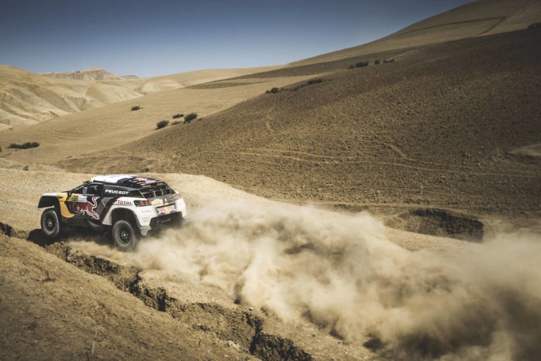 Marruecos: Quintanilla y Loeb son los más rápidos en la etapa 1 © Red Bull Media House