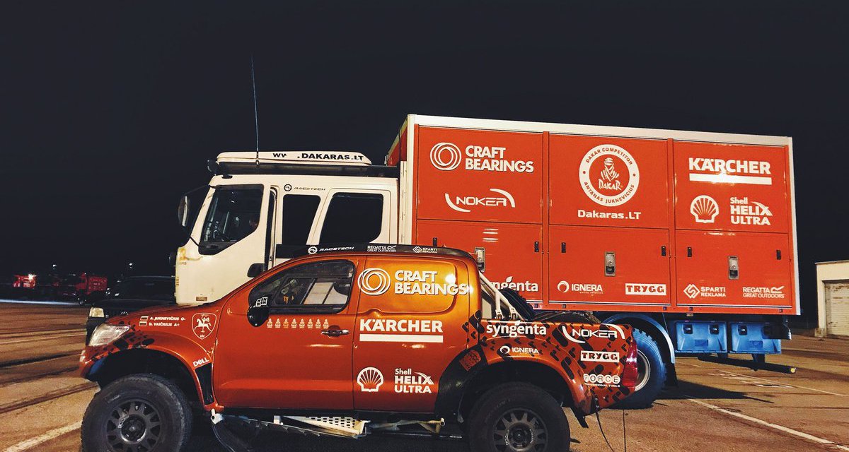 Los equipos ya están en Le Havre y partirán rumbo al Dakar 2018. Foto Antanas Juknevicius