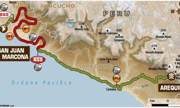 Recorrido de la etapa 5 del Dakar 2018