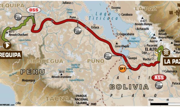 El recorrido de la etapa 6 del Rally Dakar 2018