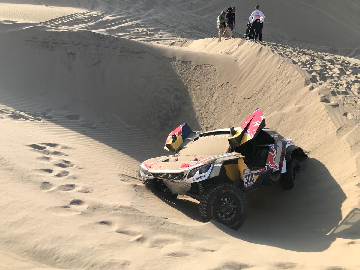 Sebastien Loeb abandona el Dakar 2018 por problemas físicos de su copiloto Foto: ASO