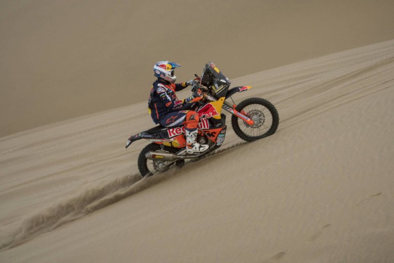 Sam Sunderland abandonó el Dakar 2018. Foto Red Bull MEdia House