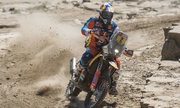 Matthias Walkner toma el liderazgo del Dakar 2018 en una dramática etapa