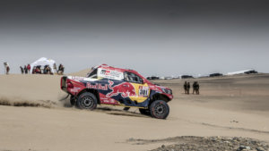 Nasser se impone con determinación sobre Peugeot en la etapa 3 Foto Prensa Toyota