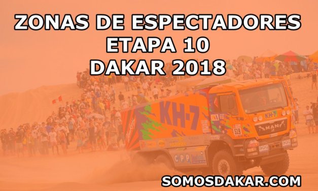 Zonas de espectadores de la Etapa 10 del Dakar 2018, Salta-Belén