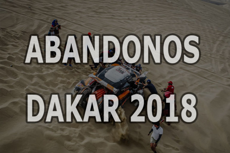 abandonos dakar 2018
