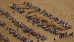 Así fue la tremenda salida en línea de motos y quads en la etapa 4 del Dakar 2018