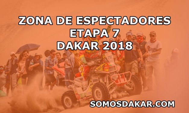 Las zonas de espectadores de la Etapa 7 del Dakar 2018: La Paz -Uyuni