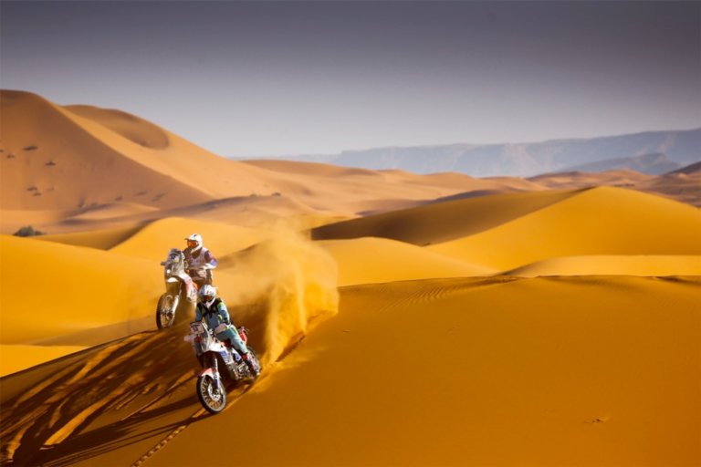 Joan Barreda comienza firme en Merzouga