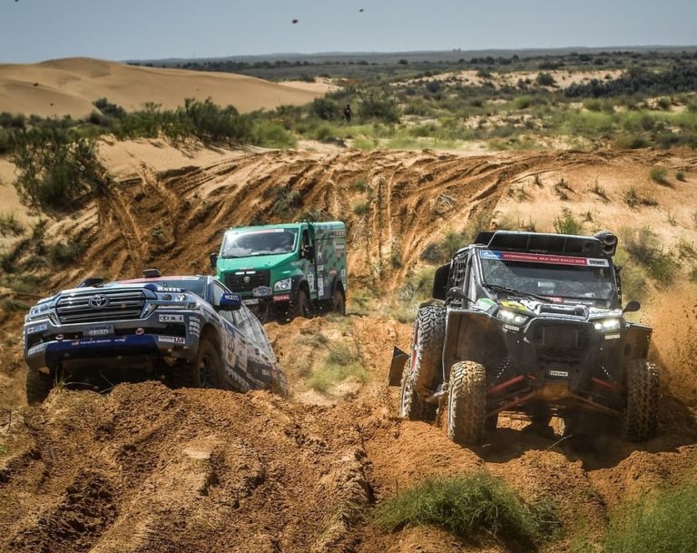 el resumen de la quinta etapa del Silk Way Rally 2018