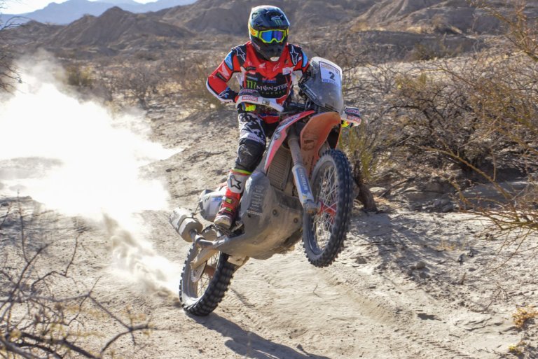 Así fue el accidente de Kevin Benavides en Ruta 40