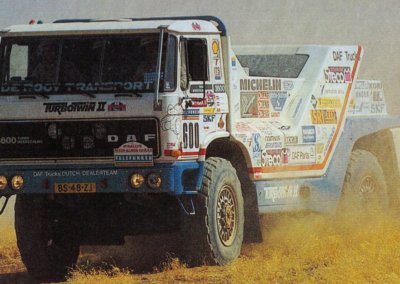 DAF Turbo Twin, los camiones más poderosos de la historia dakariana