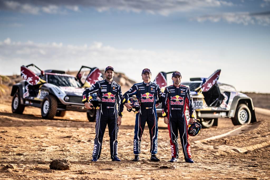Carlos Sainz, Despress y Peterhansel correrán el Dakar 2019 para MINI
