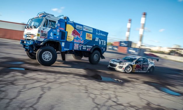 Impresionante: Kamaz se anima al drift