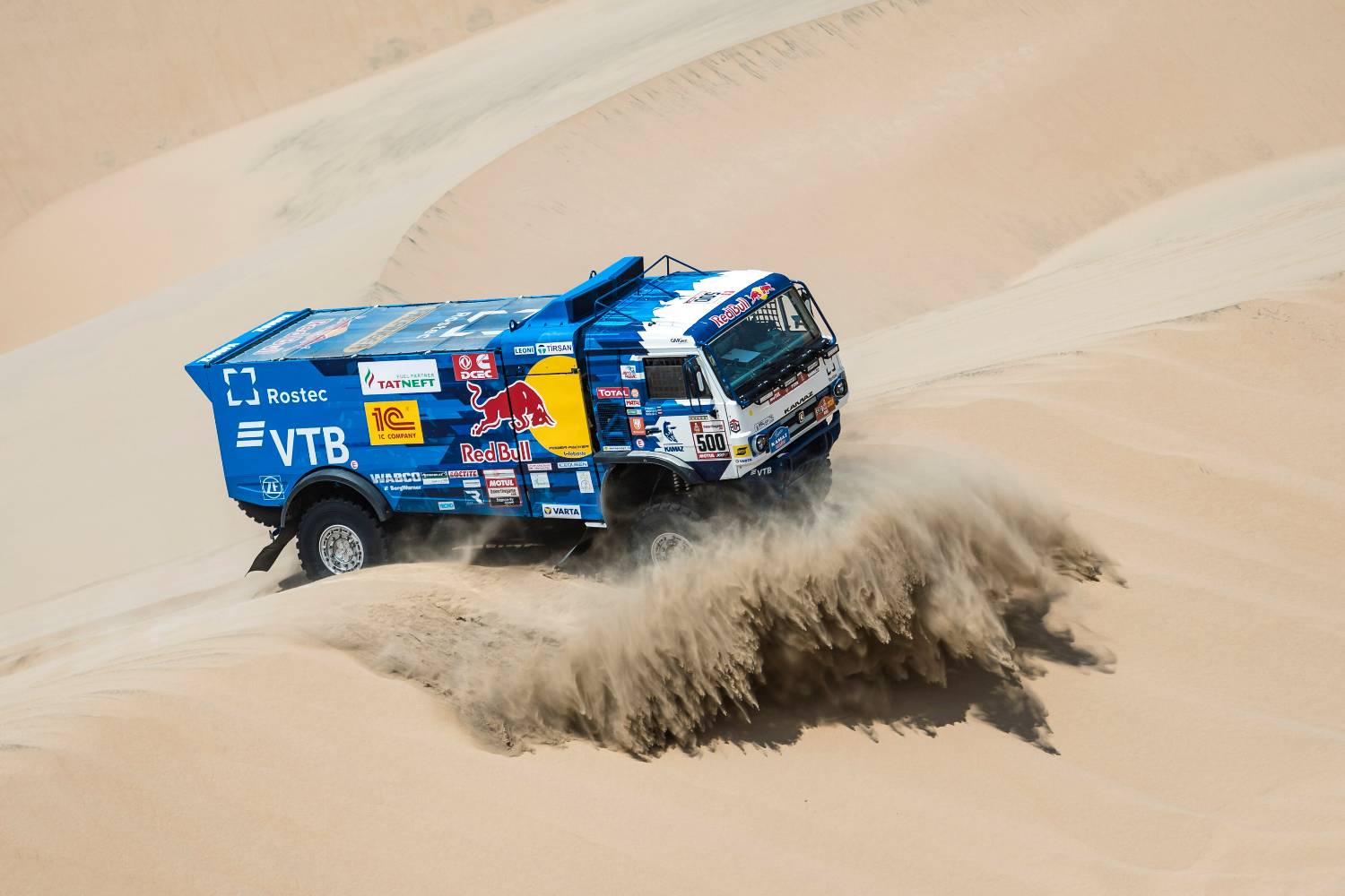 Nikolaev gana la anteúltima especial y recupera el liderazgo – Resumen Camiones – Etapa 9 – Dakar 2019. Foto Red Bull CP