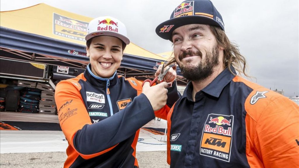 La atrevida apuesta entre Laia Sanz y Toby Price