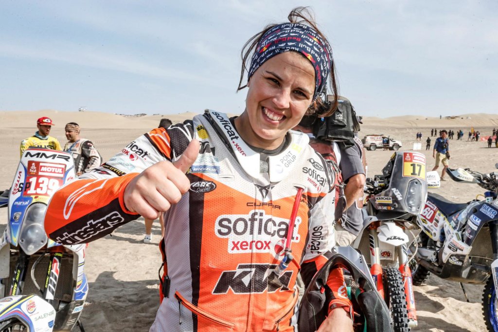 Laia Sanz alcanzó la 11ª posición en el Dakar 2019 y superó las expectativas