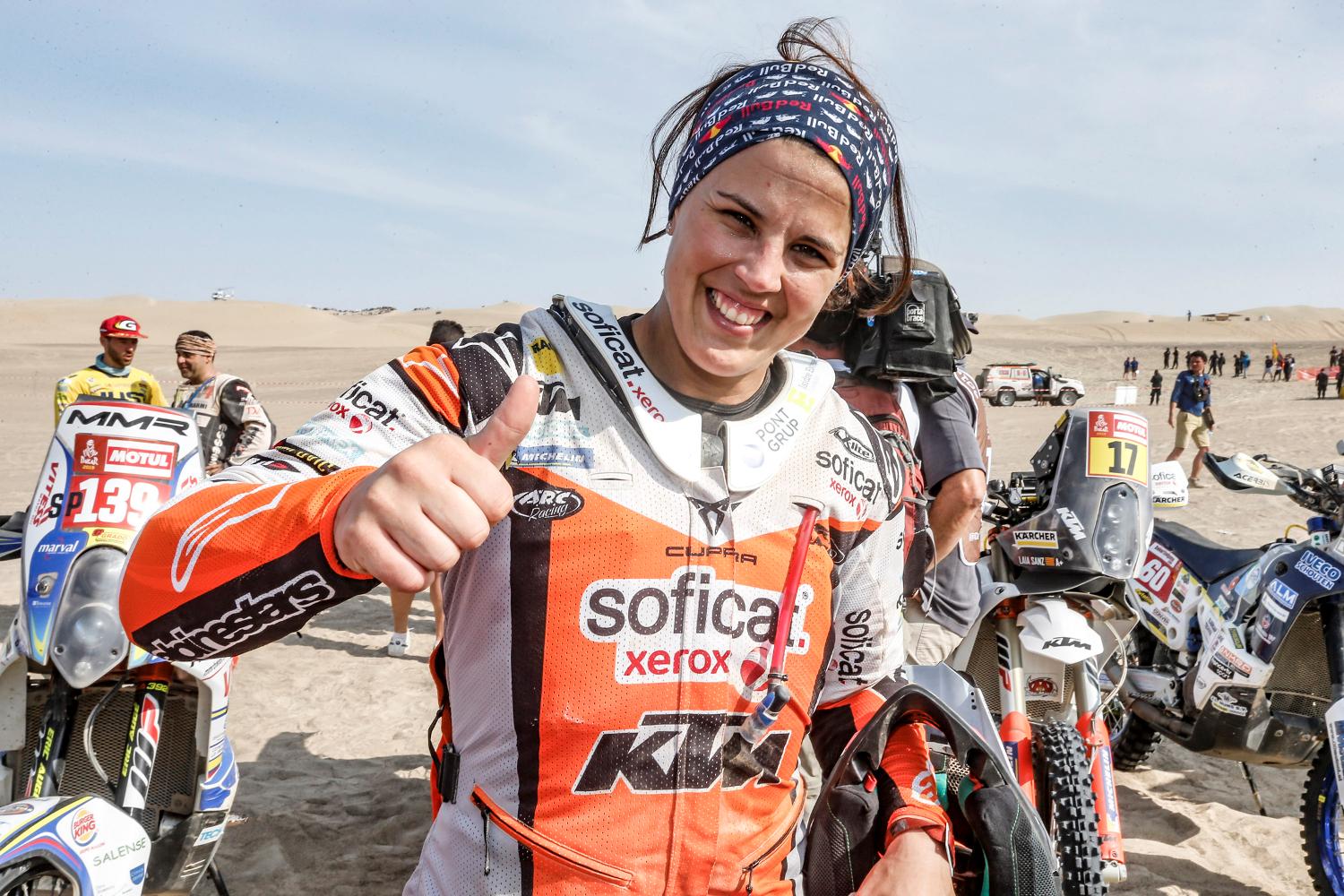 Laia Sanz alcanzó la 11ª posición en el Dakar 2019 y superó las expectativas