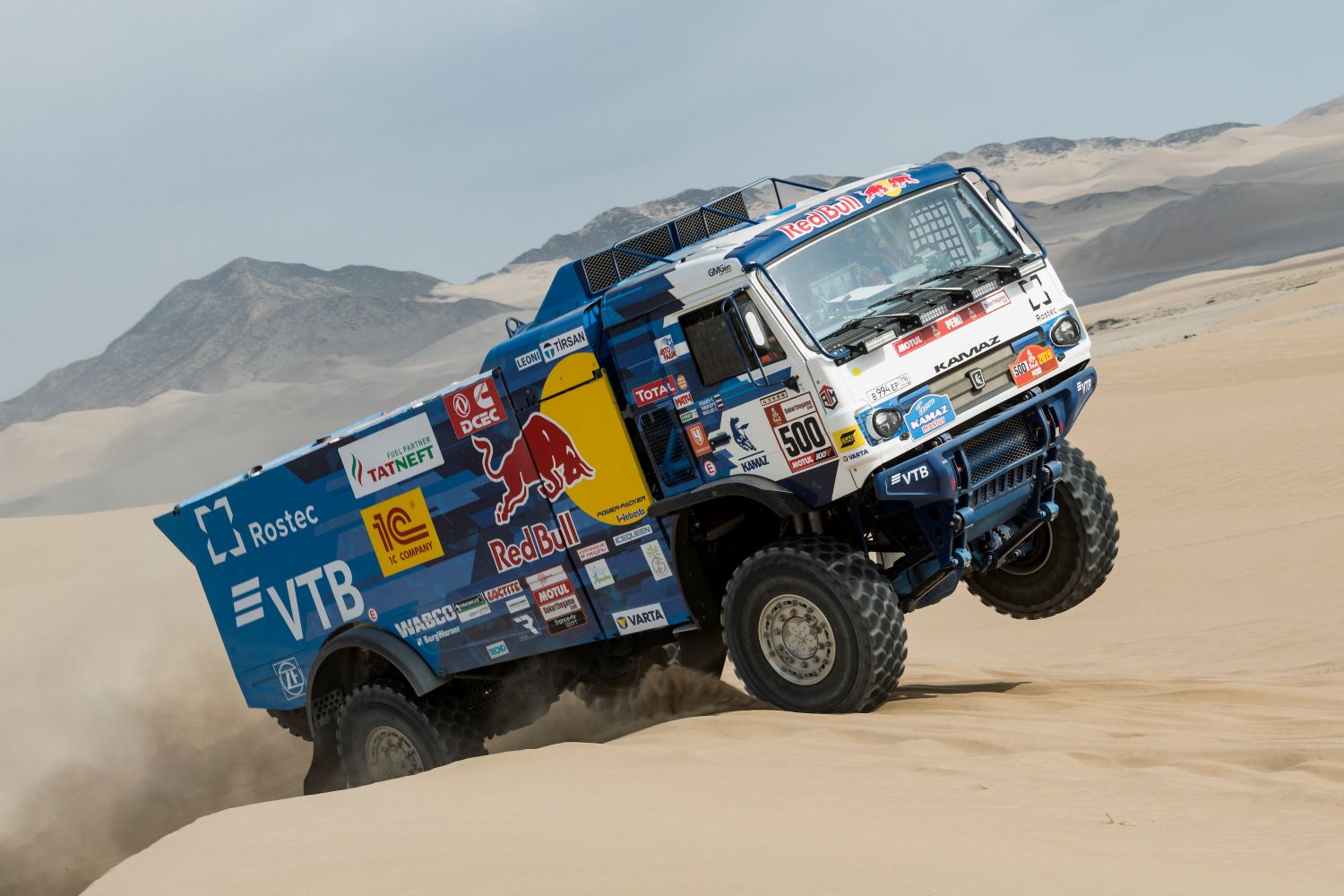 Nuevamente Nikolaev gana en camiones. Foto Red Bull CP
