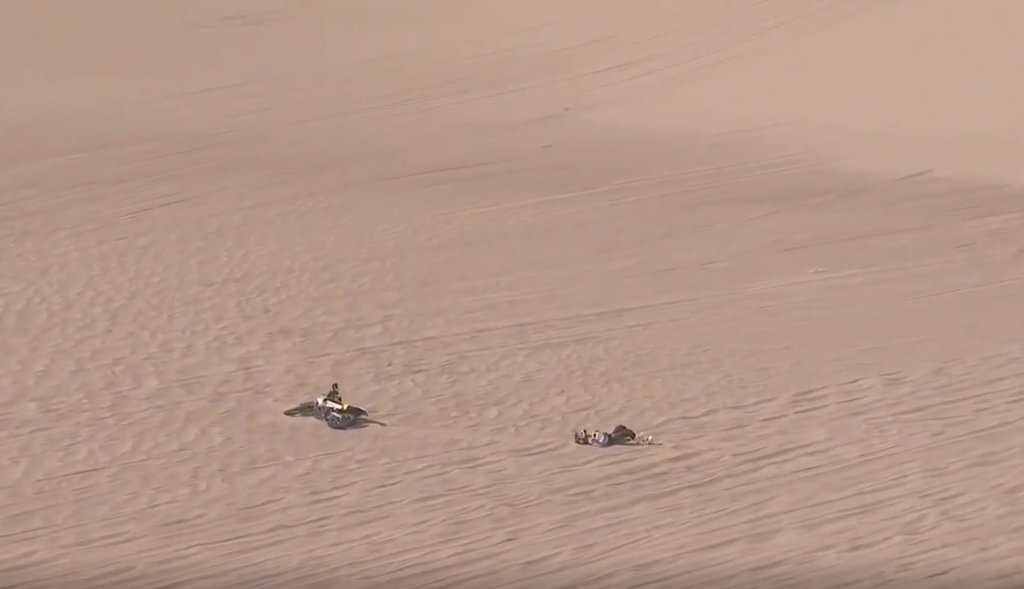 Video así fue el accidente de Quintanilla en la última etapa del Dakar 2019 © ASO