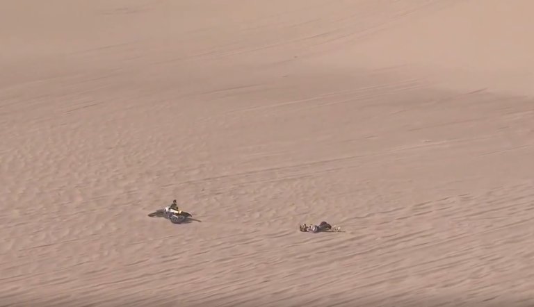 Video así fue el accidente de Quintanilla en la última etapa del Dakar 2019 © ASO