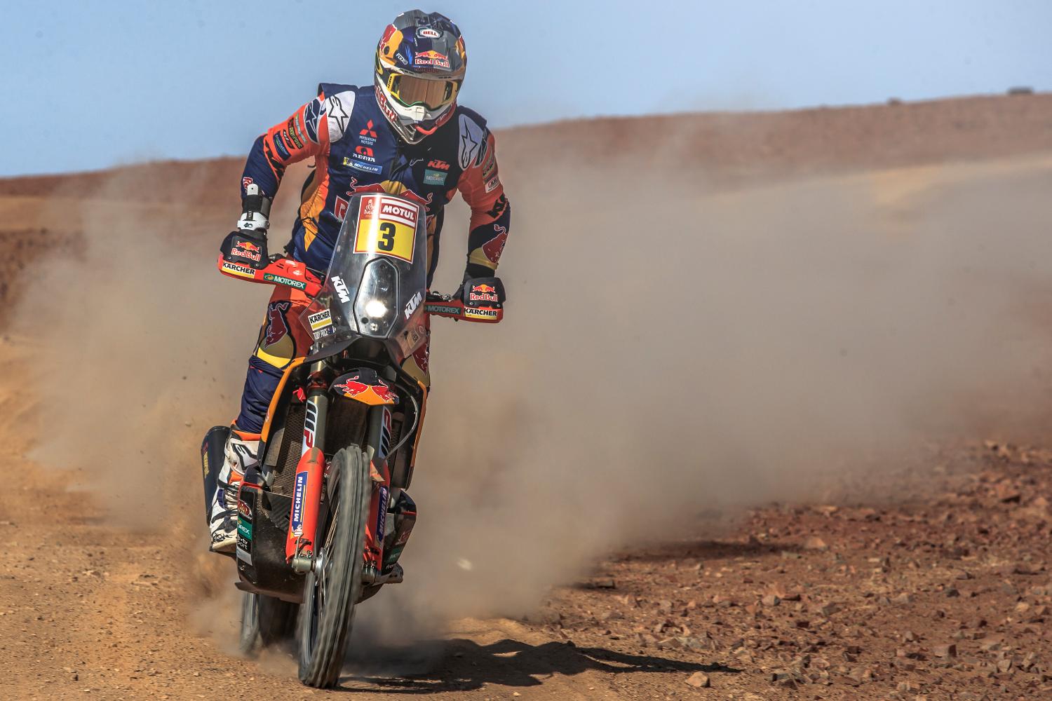Toby Price resistió y logró el 18º título para KTM – Resumen Motos – Etapa 10 – Dakar 2019 . Foto Red Bull CP
