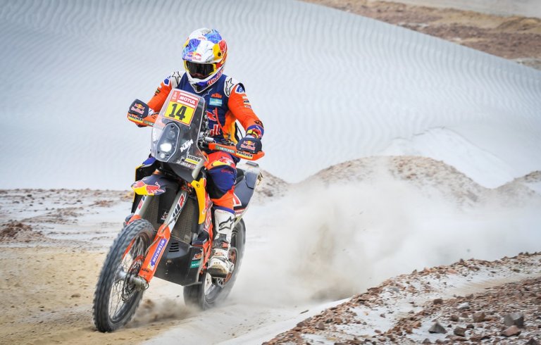 Sunderland triunfa tras ser premiado por la organización – Resumen Motos – Etapa 5 – Dakar 2019 FOTO ASO