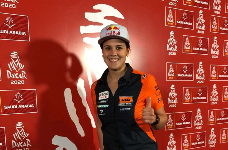 Laia Sanz habló de todo sobre el Dakar en Arabia Saudita