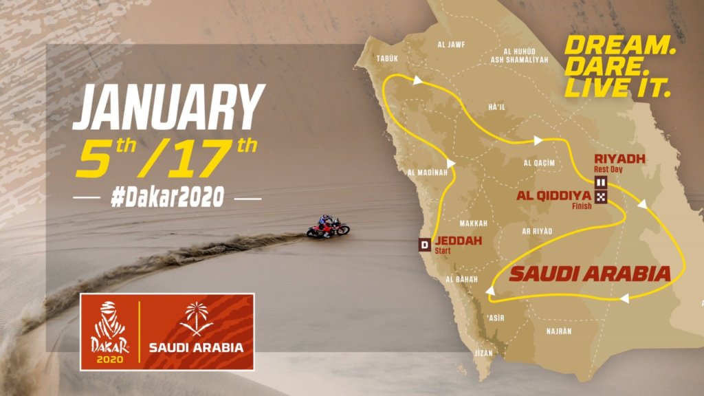 Este será el recorrido del Dakar 2020.