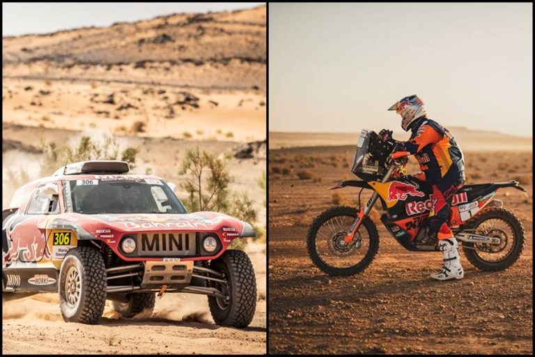Carlos Sainz y Toby Price dominan el tercer día del Rallye Du Maroc