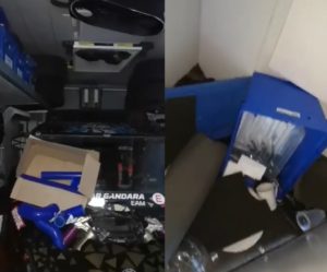 Saquearon el camión del corredor Omar Gándara