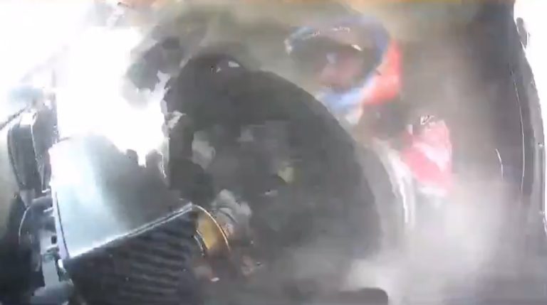 Espectacular onboard del accidente de Alonso en el Dakar 2020