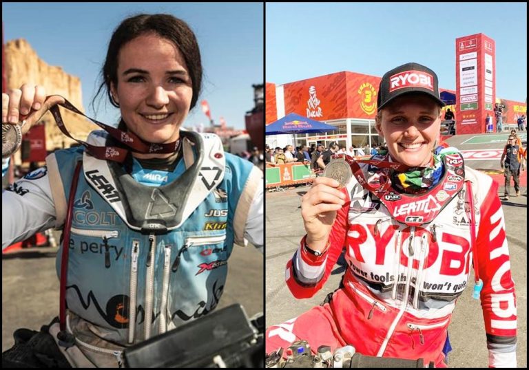 Taye Perry y Kirsten Landman son las primeras mujeres africanas en terminar un Dakar