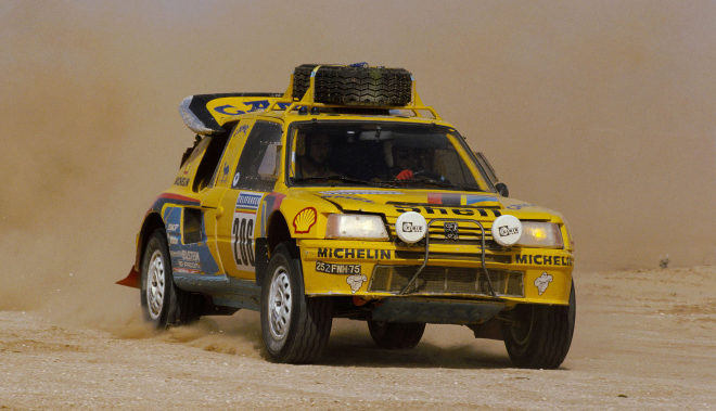 Peugeot 205 Turbo, una máquina que triunfó en el WRC y también en el Dakar