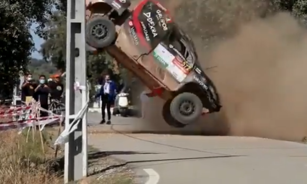 Impactante accidente en la Baja Capital dos Vinhos de Portugal