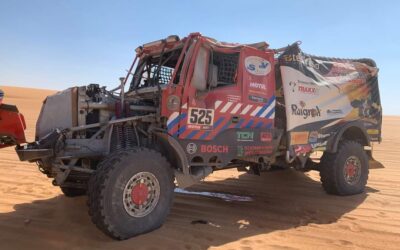Fotos y video: así quedó el camión del Firemen Dakarteam tras su accidente