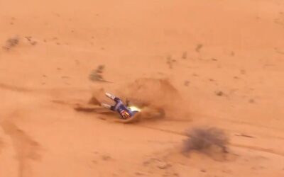 Video: la fuerte caída de Ross Branch que lo demoró en la etapa 7 – Dakar 2021