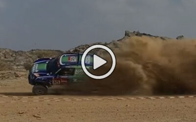 ¡Espectacular salvada! Vaidotas Zala casi vuelca en el prólogo del Dakar 2021 con su MINI