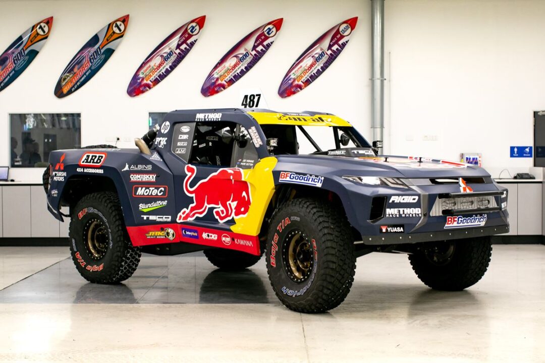 Toby Price adquiere una espectacular Trophy Truck Mitsubishi Somos Dakar