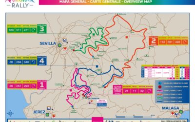 Recorrido y Zona de Espectadores de la Etapa 4 del Andalucía Rally 2021