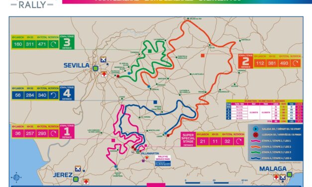 Recorrido y Zona de Espectadores de la Etapa 4 del Andalucía Rally 2021