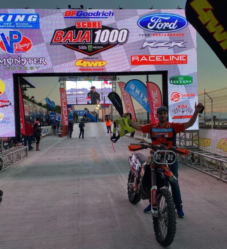 Augusto Faure y las grandes dificultades que afrontó para finalizar la Baja 1000