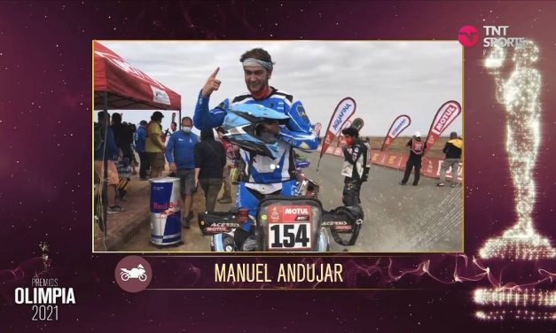 Manuel Andújar ganó el Premio Olimpia en la terna Motociclismo