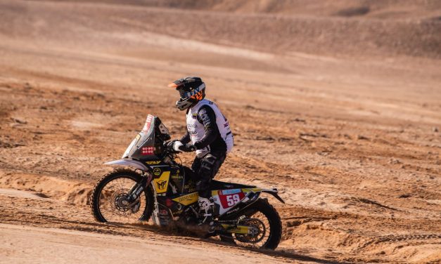 Giordano Pacheco anota una etapa más superada en Malles Moto – Dakar 2022
